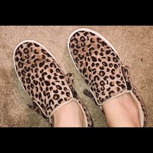 Very G Leopard Faux Fur Slip on Sneakers